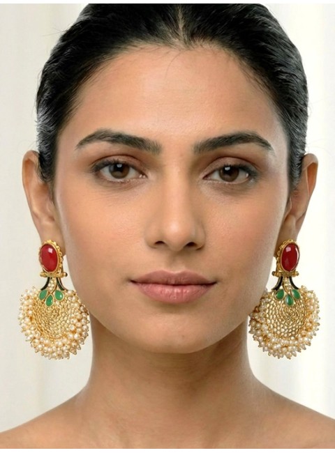 Antique Polki Earrings